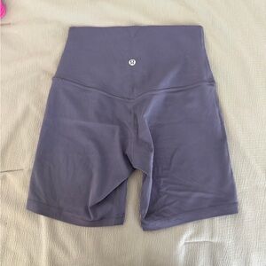 6in align bike shorts